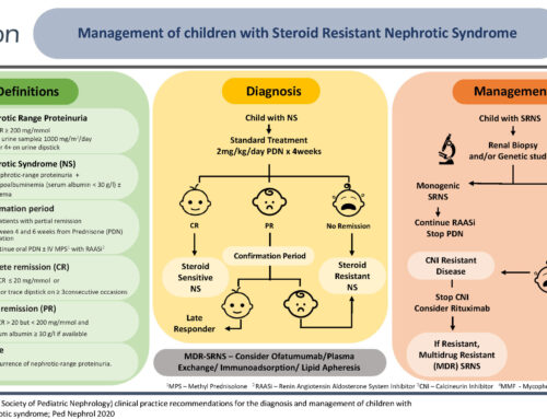 Management of children with steroid-resistant nephrotic syndrome (SRNS)